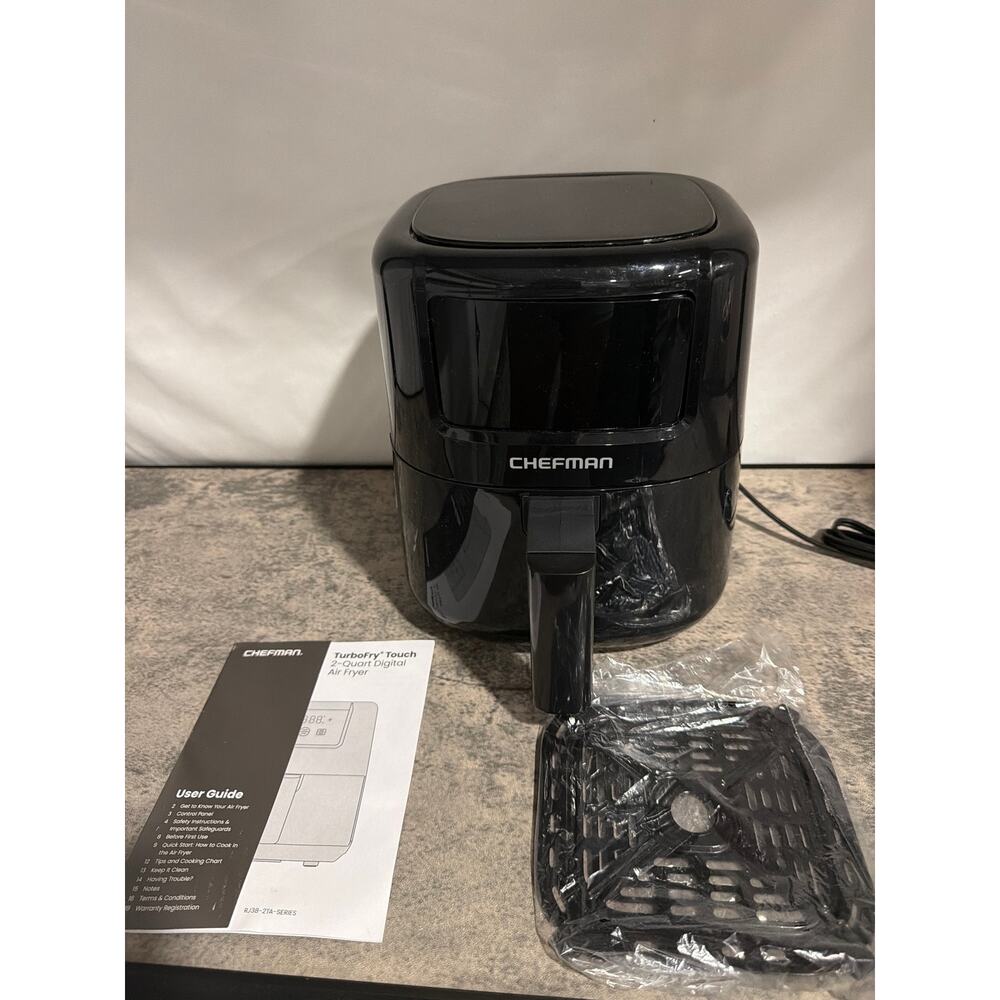 Chefman 2 Quart Air Fryer- Model Number: RJ38-2T - Picture 4 of 6